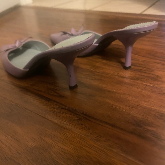 Bcbg Paris kitten heels slides with bow - Picture 3 of 5